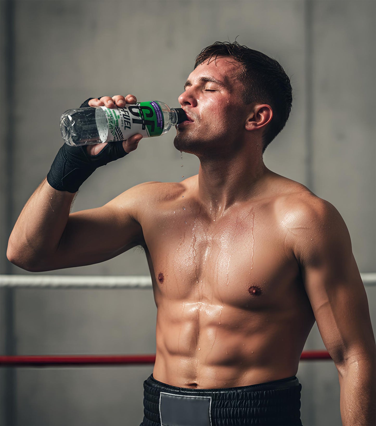 NEW! C-Fuel Fitness Water | Nano Hemp Infused 9.0+ pH Alkaline Hydration | Plant-Powered, Essential, Electrolyte Drinking Water (No CBD/THC) 16.9 FL OZ